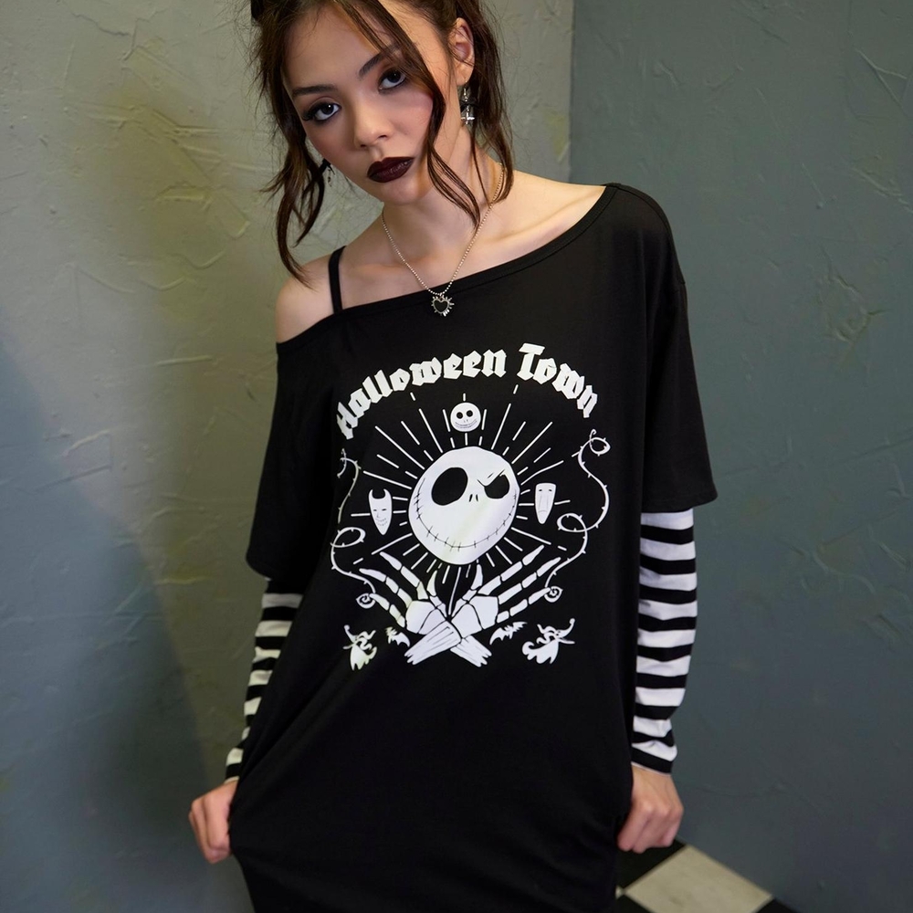 Her Universe Black Halloween Town Mini Dress